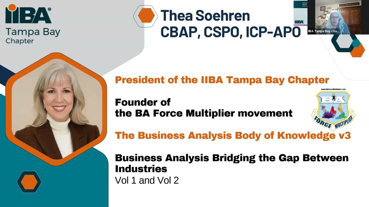 20260129 Tampa Bay IIBA CBAP Test Prep with Thea Soehren