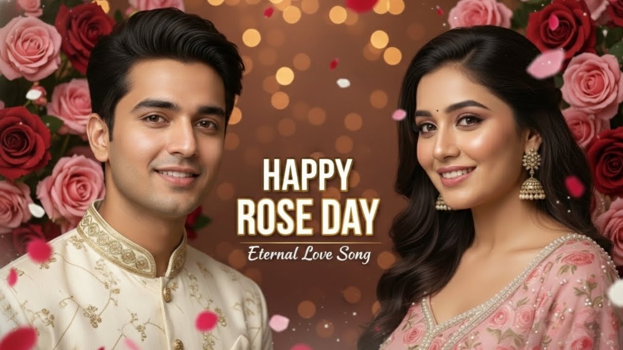 Rose Day Special Song 2026 | Tera Rang Gulabi | New Romantic Hindi Song🌹#song #rose #trending #viral