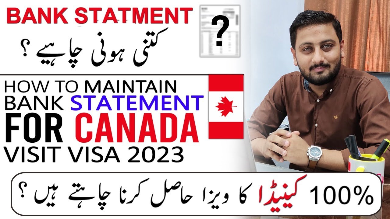 How to Maintain Bank Statement for Canada Visa ? Canada Visit Visa Bank Statement Requirement