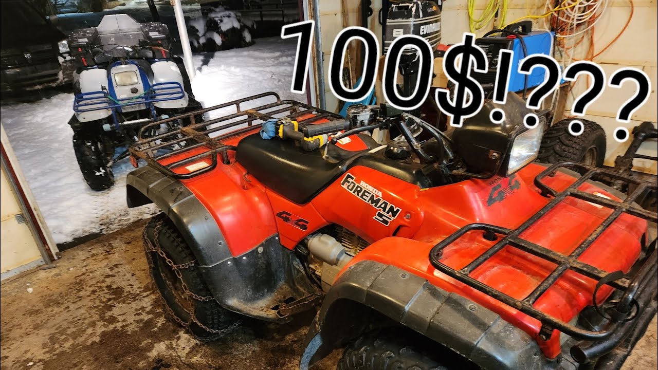 100$ Honda Foreman 450s, junk or deal!?
