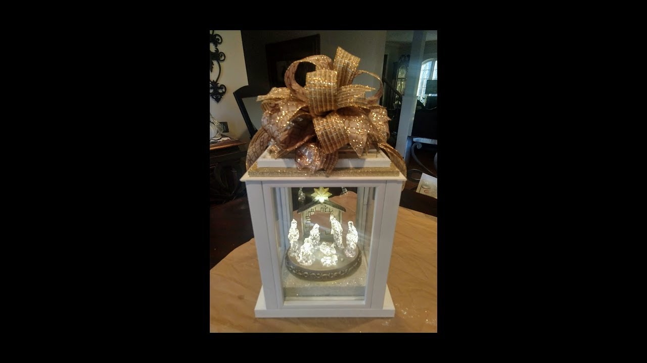 DIY LANTERN FROM DOLLAR TREE FRAMES