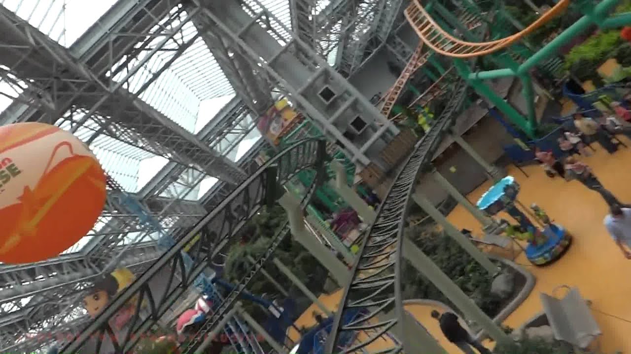 Pepsi Orange Streak On-ride Front Seat (HD POV) Nickelodeon Universe