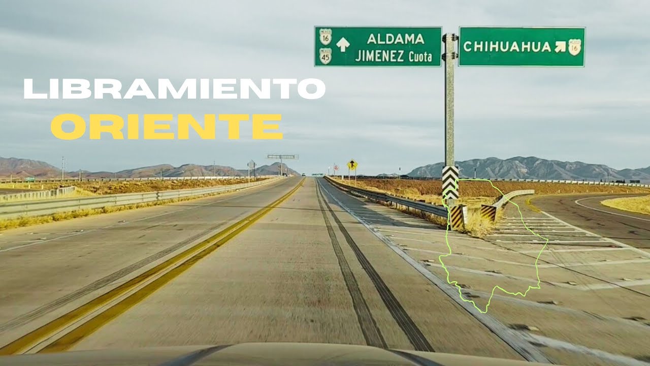 DE SUR A NORTE Y DE NORTE A SUR así es transitar por el libramiento oriente de chih (@loschavez89)