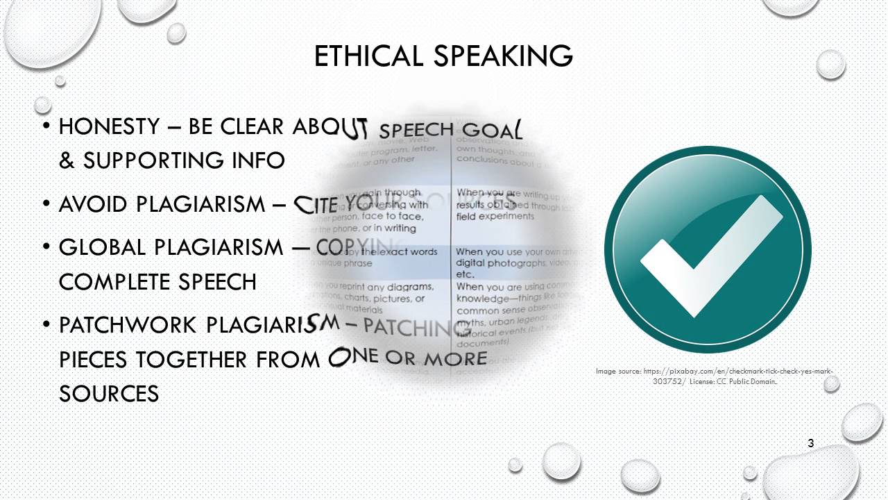 Chapter 3 - Ethics in Public Speaking