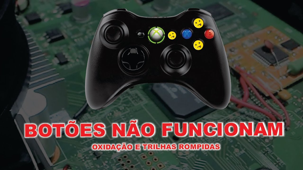 controle xbox 360 botões mortos