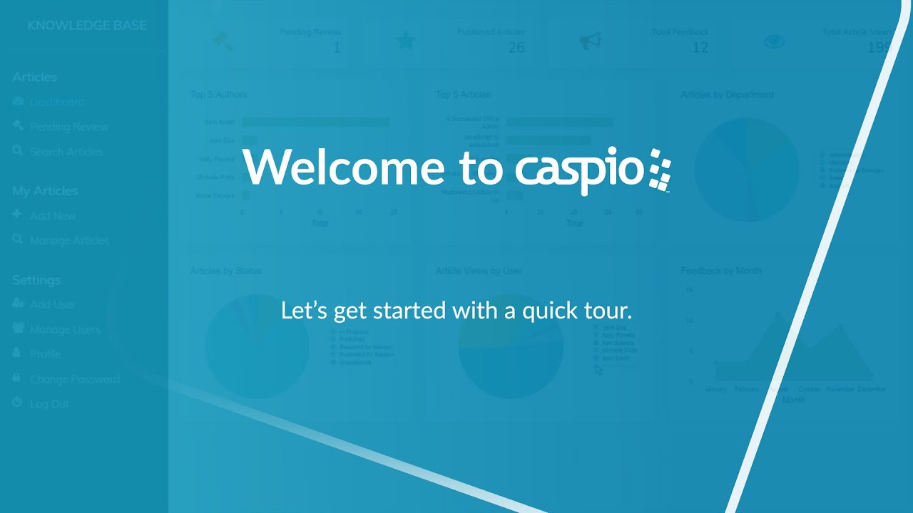 Caspio Product Tour