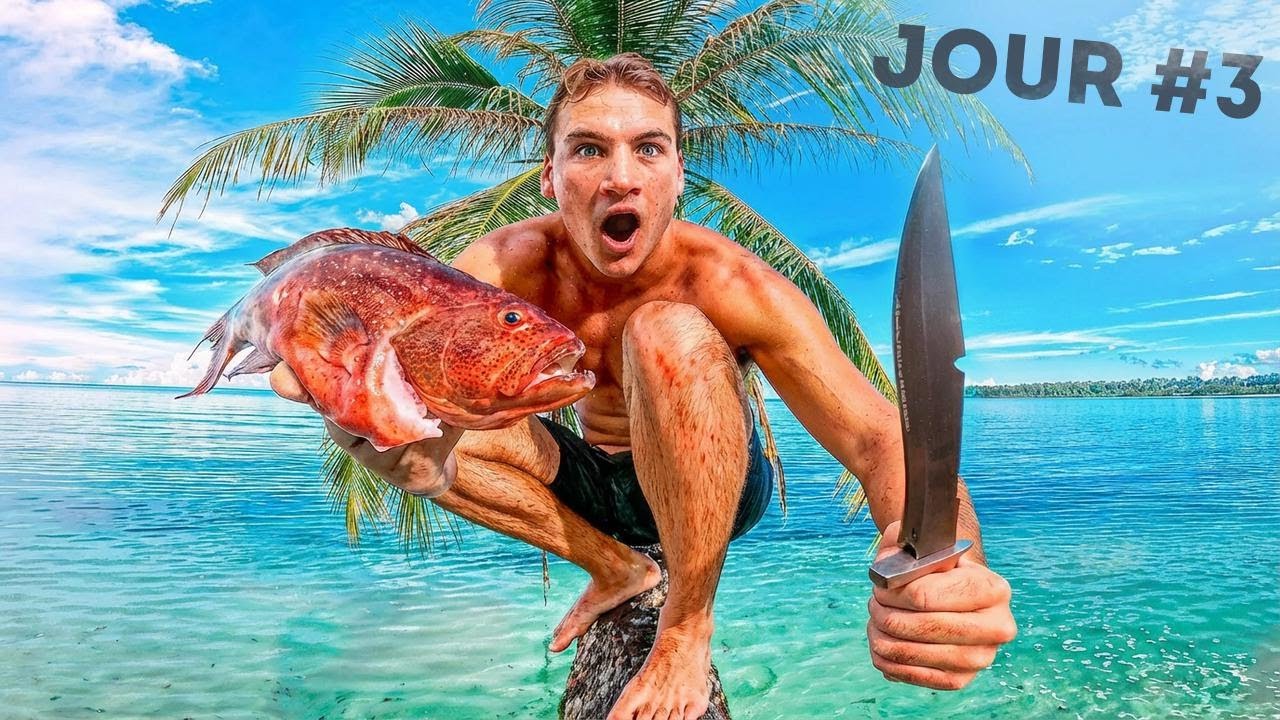 3 jours à survivre en ne mangeant que ce que je pêche