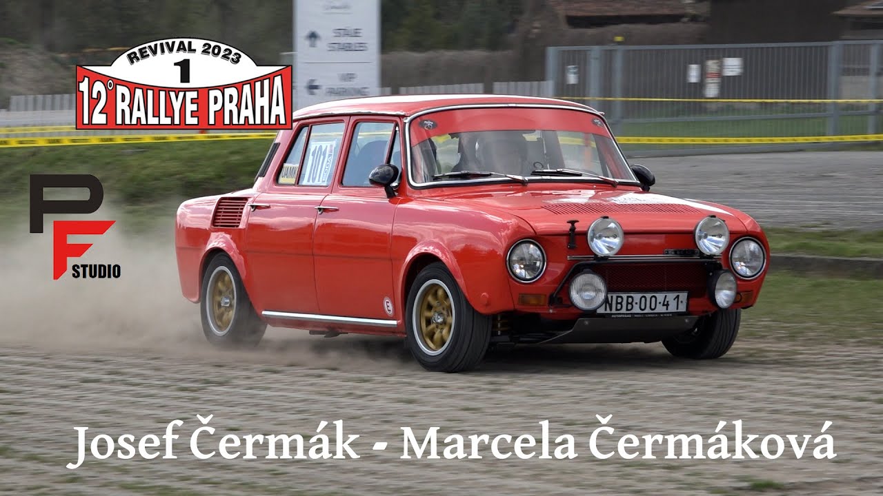 Josef Čermák - Marcela Čermáková - Škoda 120 S - XII. Rallye Praha Revival 2023