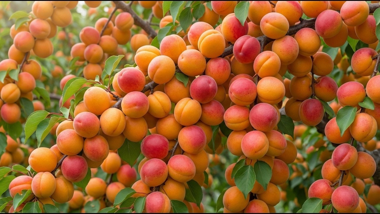 Inside How Giant Japanese Apricot Fruit Are Grown in Japan | Full Farming Process