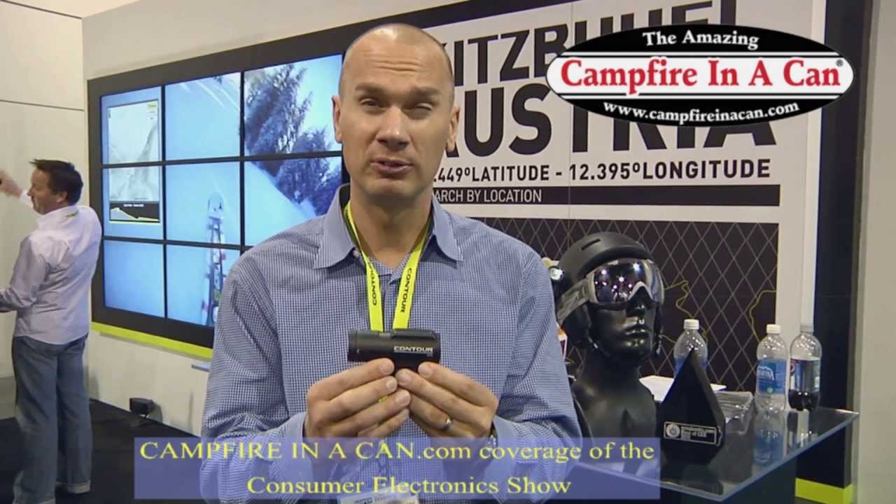 CES 2011 Contour video camera with GPS for extreme sports, off-roading and RVing