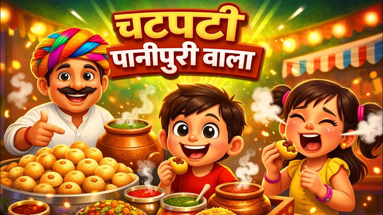 चटपटी पानीपुरी वाला l hindi kahani l kahaniya l moral kahani l panipuri wala ki kahani 