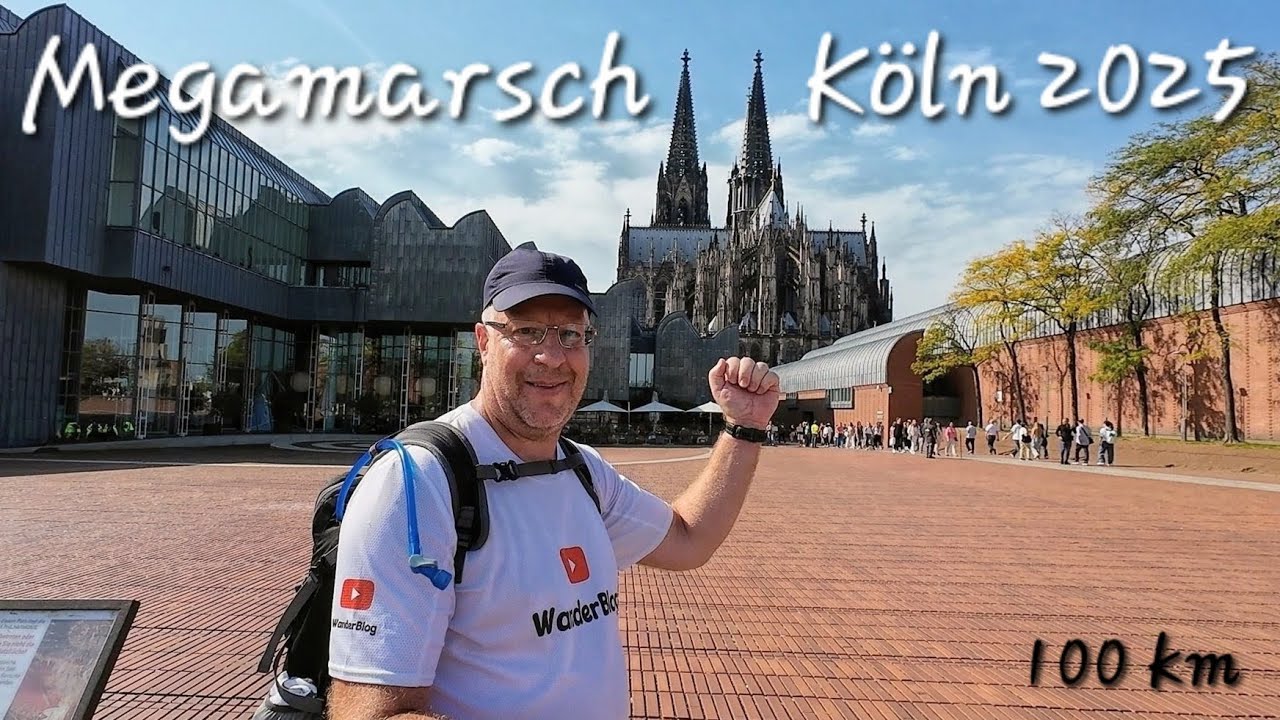 MEGAMARSCH KÖLN 2025 | 100 km - Endlich am Kölner Dom vorbei - Abbruch nach 66 km #extremwandern