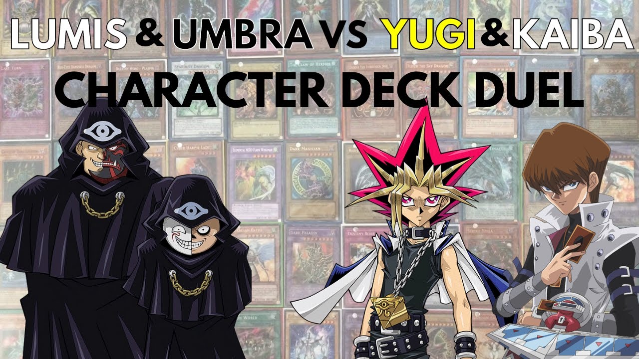 Battle City! Lumis & Umbra VS Yugi & Kaiba Character Deck Duel