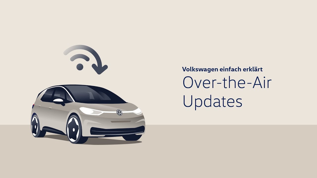 Over the Air Update Erkl&auml;rungsfilm | Volkswagen einfach erkl&auml;rt