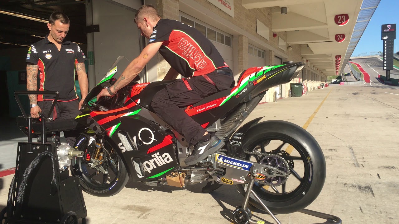 Aprilia RS-GP engine melody - pure sound (MotoGP US GP-2019)