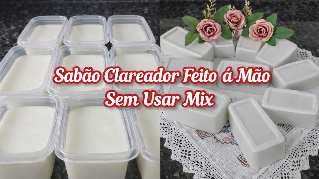 SABÃO CLAREADOR DE LUXO FEITO À MÃO | SEM MIX, BRANQUINHO E PERFEITO