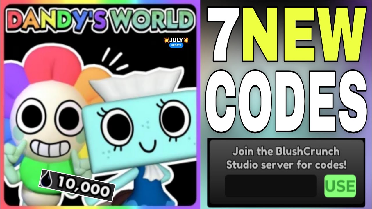 💥ОБНОВЛЕНИЕ!!💥 КОДЫ DANDY'S WORLD В ROBLOX ИЮЛЬ 2026 - КОДЫ DANDY'S WORLD - КОД DANDYS WORLD