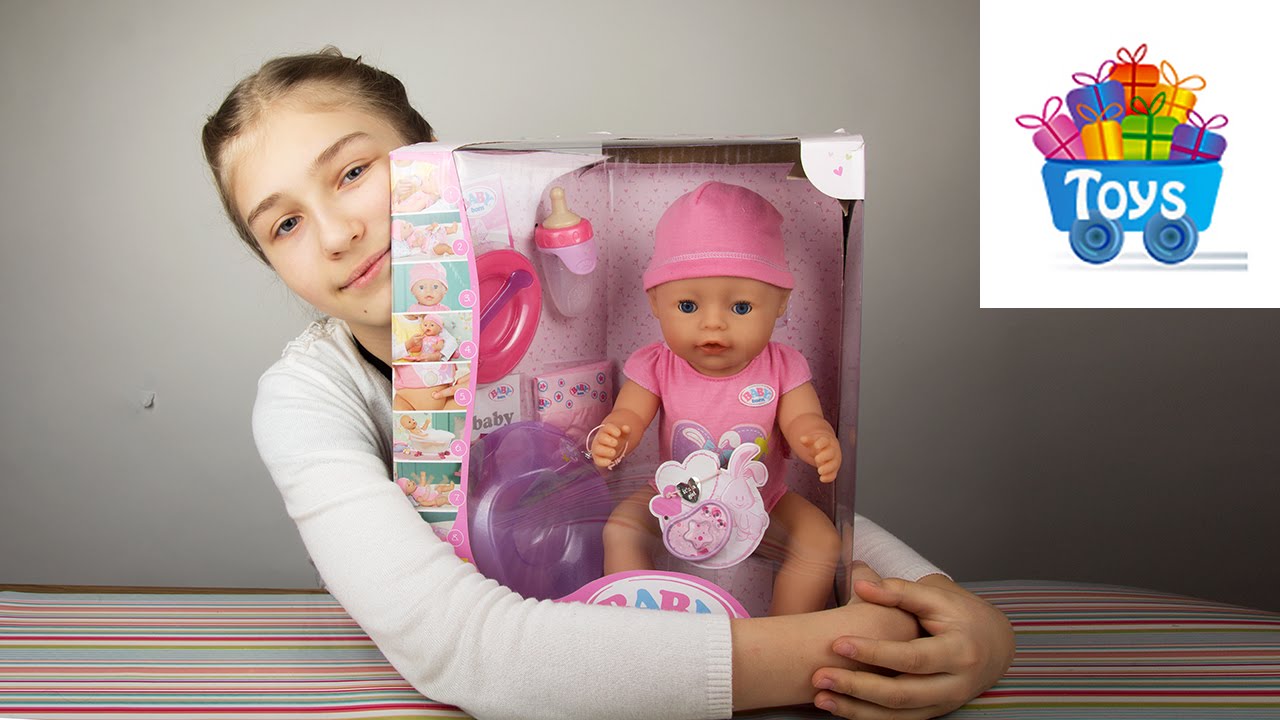 Кукла беби бон распаковка. Baby born doll,Беби бон видео 3.