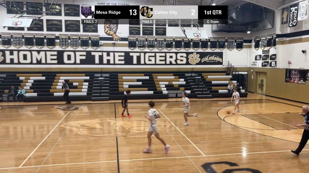 Cañon City Boys Basketball C-Team vs Mesa Ridge (2/5/26)