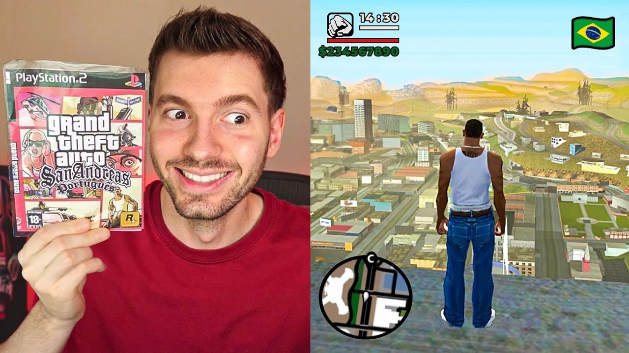Joguei GTA SAN ANDREAS depois de 10 ANOS! (PS2)