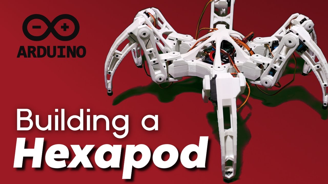 Я построил с нуля гексапод на базе Arduino