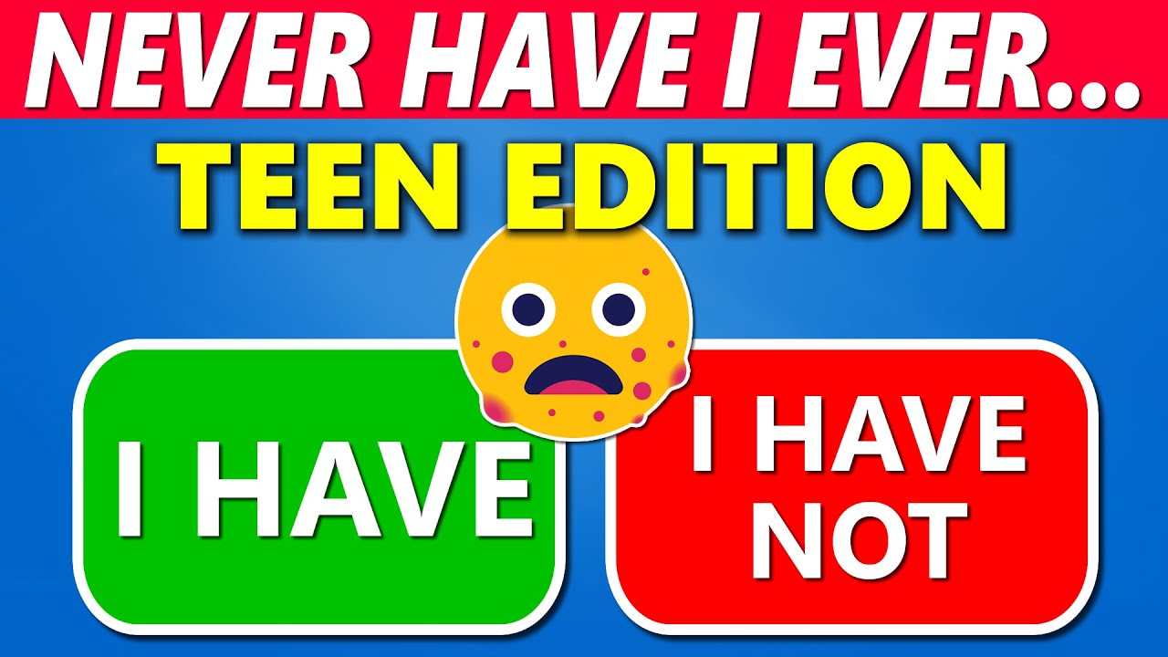 Я никогда не… Издание для подростков ✅❌ (Интерактивная игра)