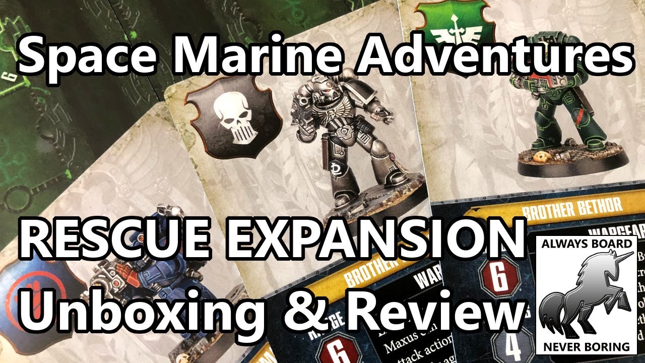 Space Marine Adventures Rescue Mission Expansion - Unboxing & Review