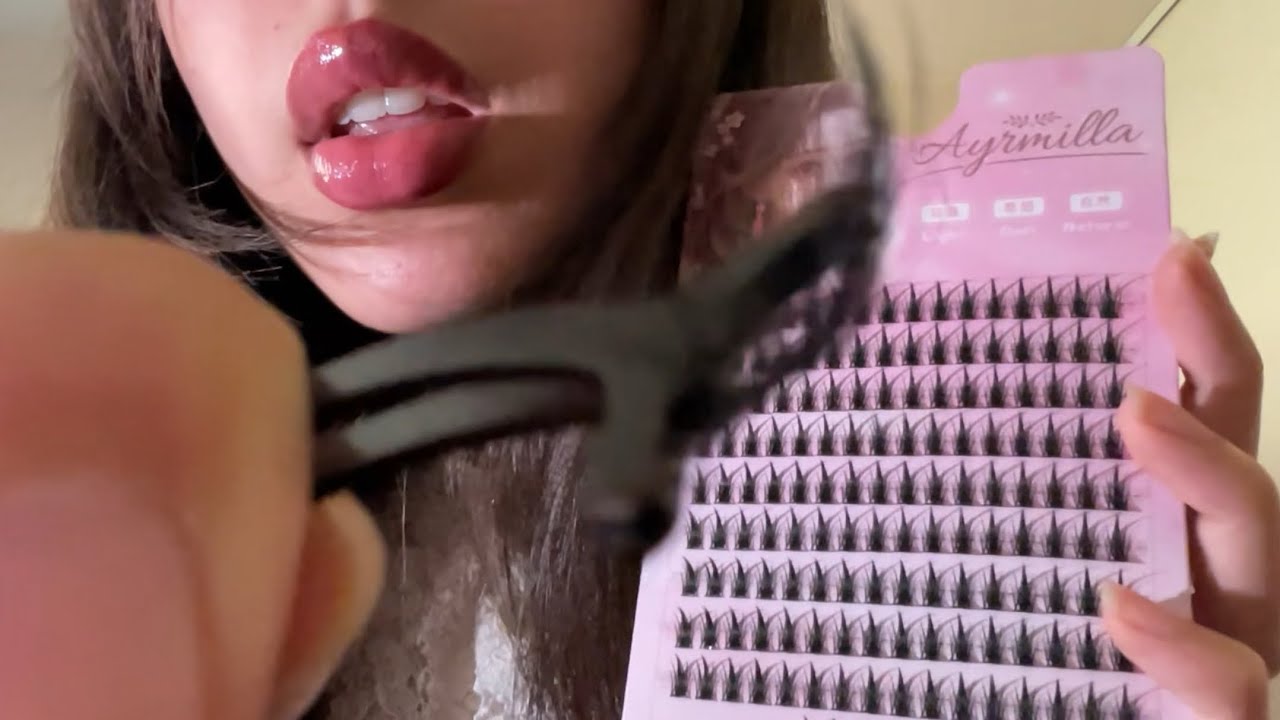 ASMR Eyelash Extension in 2 minutes | FAST