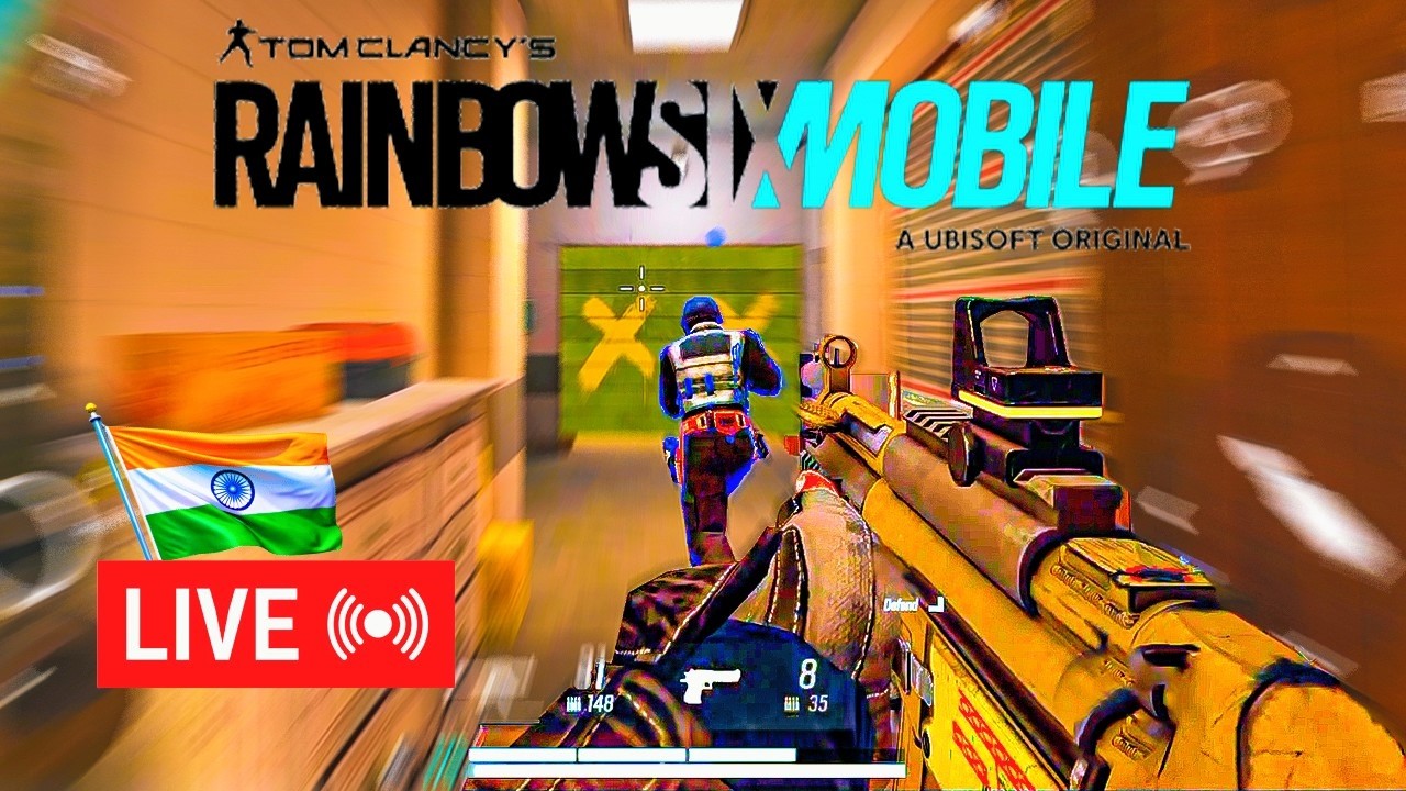 🔴LIVE - RAINBOW SIX MOBILE INDIA LAUNCH - MUMBAI SERVER
