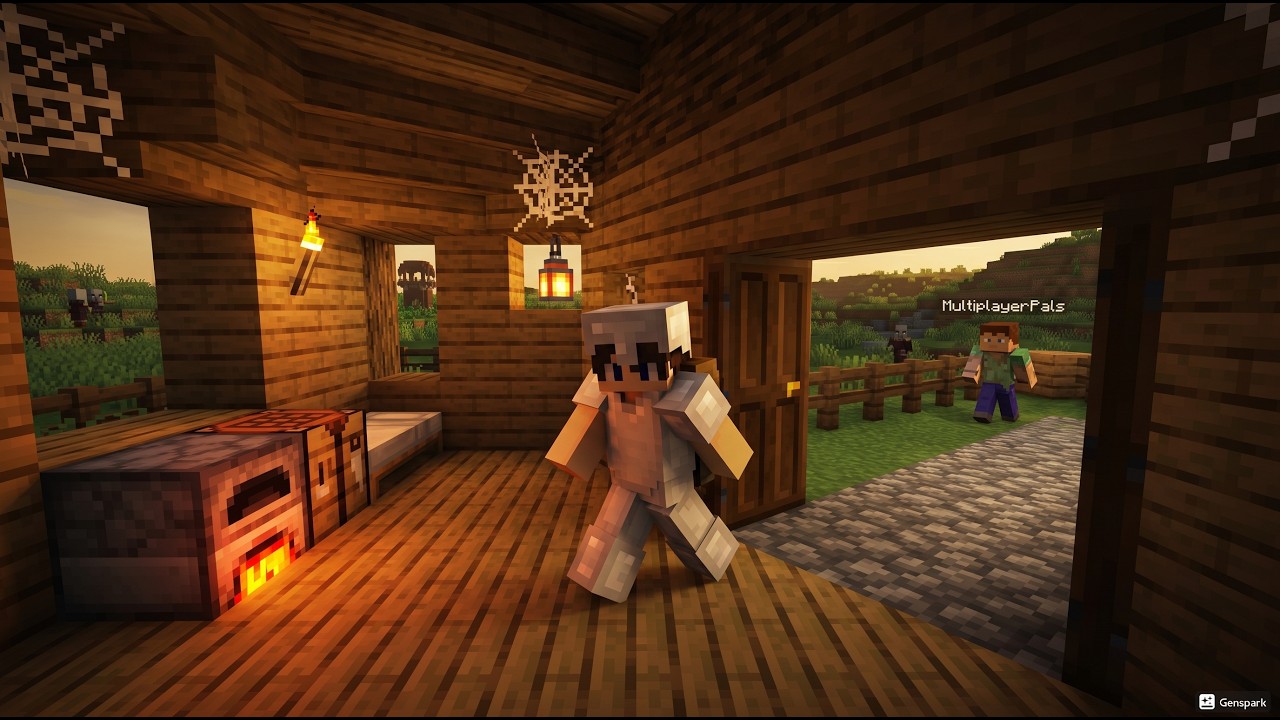 gioco a minecraft multigiocatore per la prima volta! vi presento pungu!
