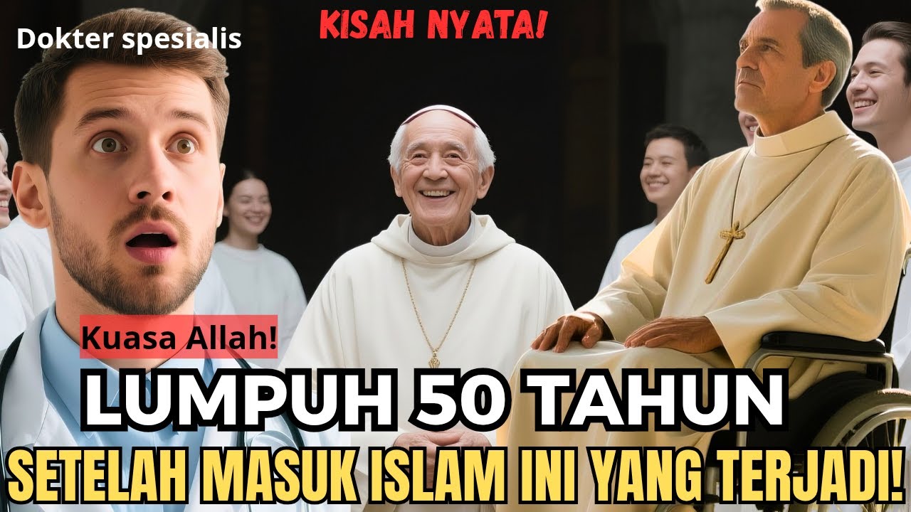 MUKJIZAT ALLAH! Pendeta Lumpuh 50 Tahun, Sembuh Setelah Ucapkan Syahadat!| Kisah Nyata.