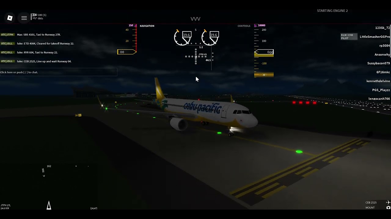 Cebu Pacific Flight 2525 (with jetway)