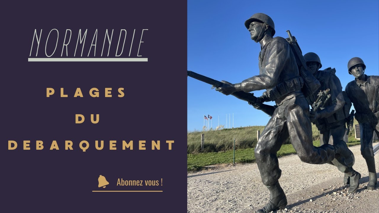Les plages du débarquement en Normandie : 8 sites du 6 juin 44 à découvrir.#plage #débarquement