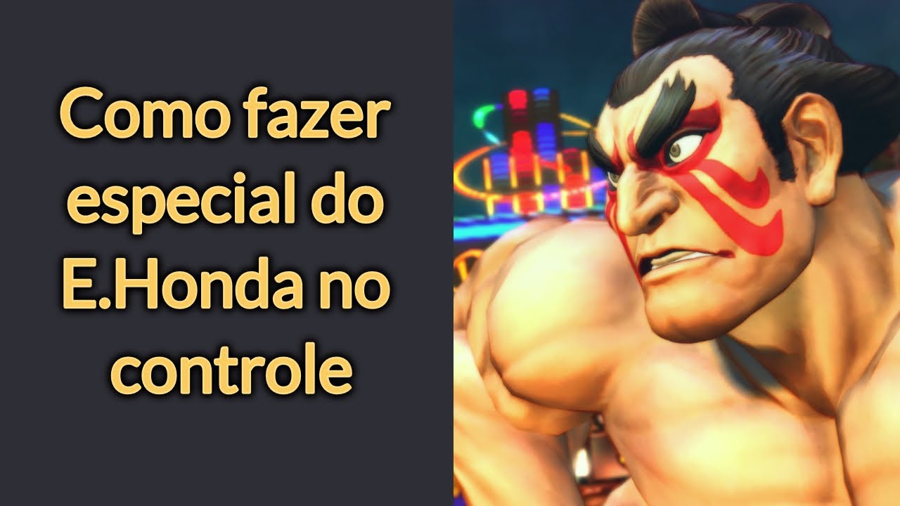 como fazer golpe especial E Honda no controle - street fighter 4