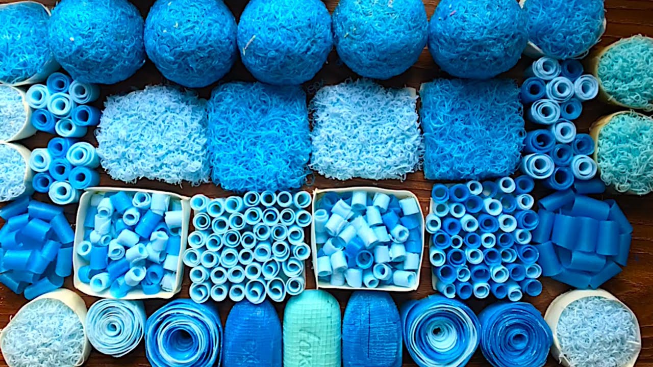 Break baskets. Slicing soap balls.
