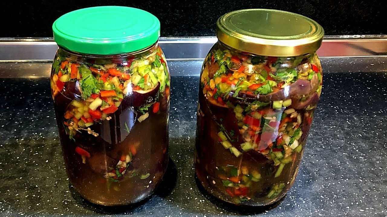 Turshi Patëllxhani të Mbushur | Stuffed Eggplant Pickles