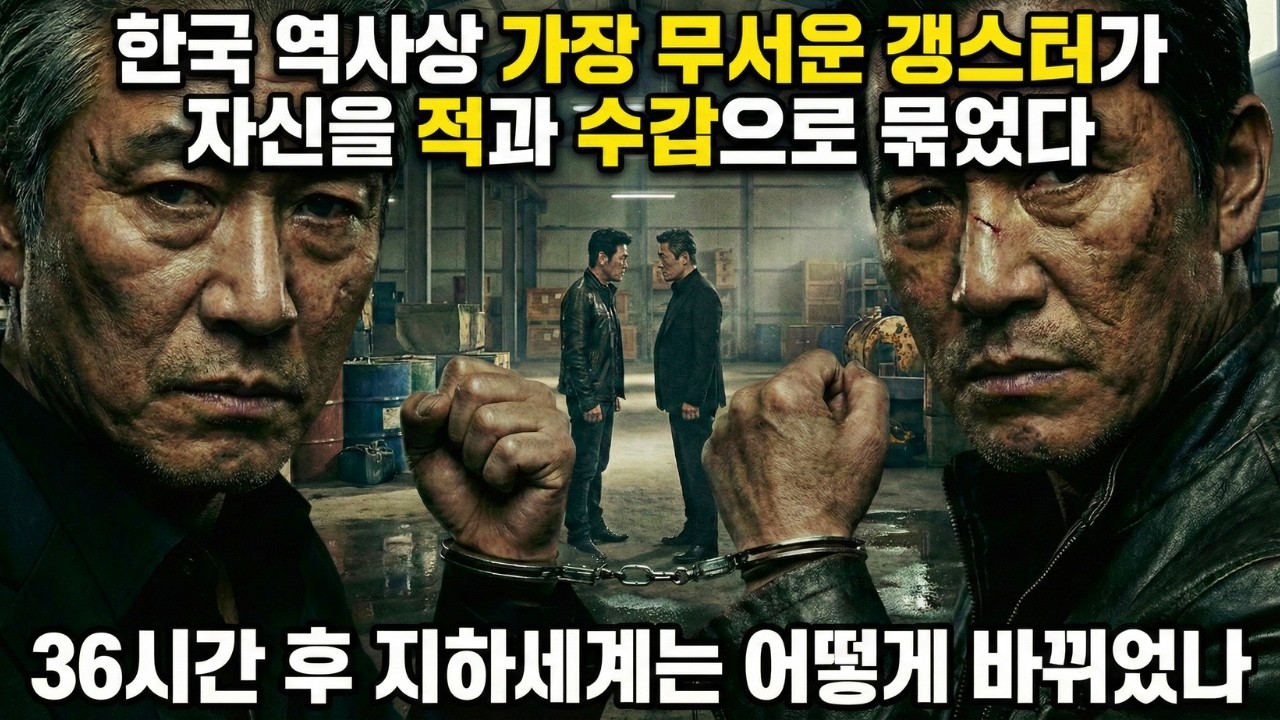 한국 역사상 가장 무서운 갱스터가 자신을 적과 수갑으로 묶었다—36시간 후 지하세계는 어떻게 바뀌었나
