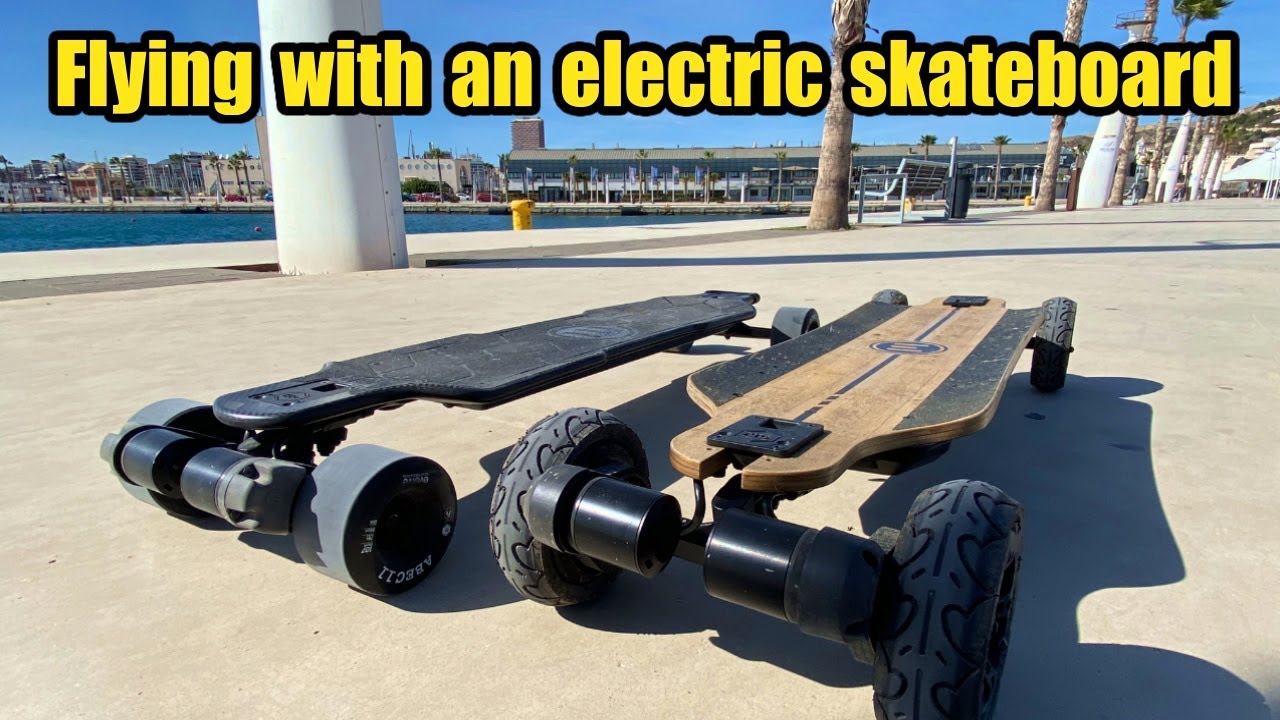 Best tips for flying and traveling with an electric skateboard