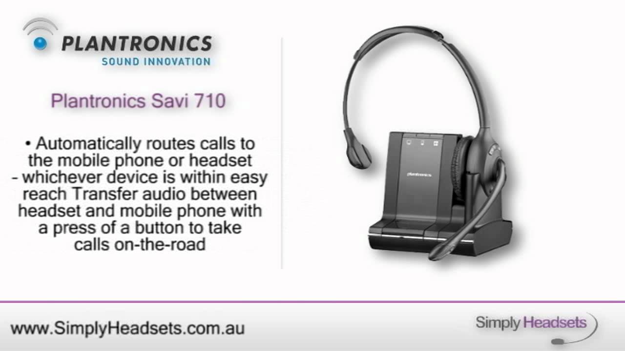 Plantronics Savi 710 Video Overview