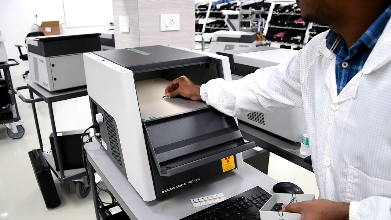 FISCHER GOLDSCOPE SD 510: Tutorial of advanced FISCHER Gold, Silver and other metal testing machine.