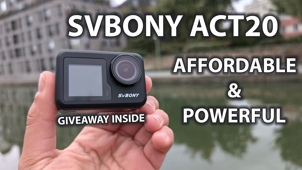 SVBONY ACT20 - An affordable action camera that vlogs