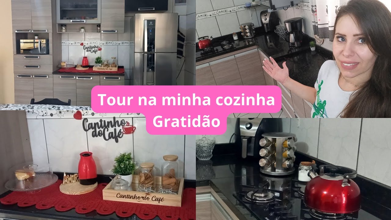 tour pela minha cozinha simples🤗+dicas/gratidão