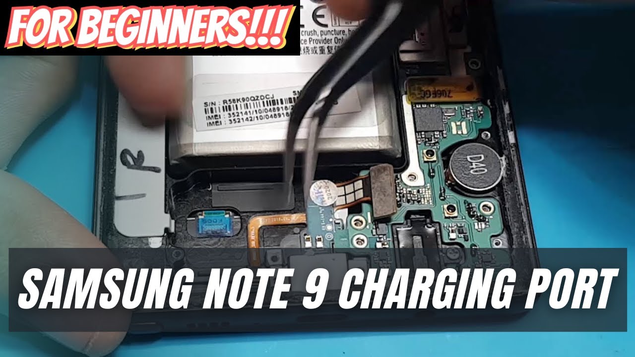 How to Replace Samsung Galaxy Note 9 (SM-N960F/DS) Charging Port/Flex/Pin