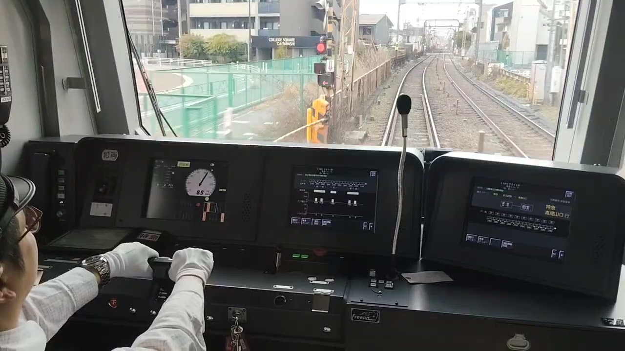 京王2000系　前面展望　笹塚〜明大前