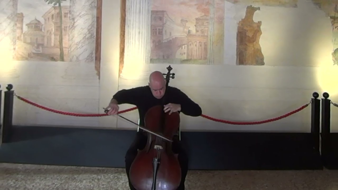 BEETHOVEN ROMANZA n.2 cello LUCA PACCAGNELLA Estense Medieval Castle
