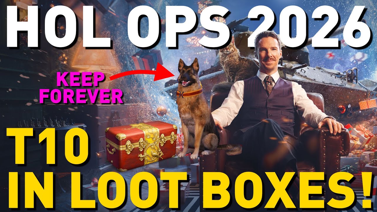 Hol Ops 2026: анонс + Т10 в лутбоксах! World of Tanks