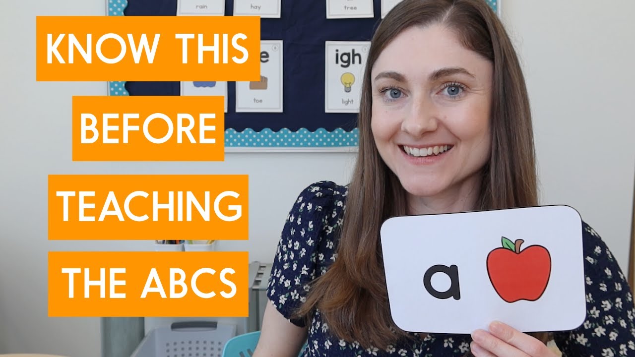 What Teachers Should Know Before They Teach the Alphabet!