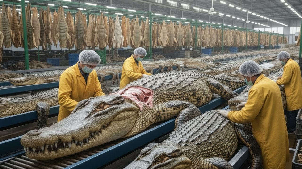 Inside a Crocodile Leather Handbag Production Line: From Farmed Skins to Handcrafted Luxury Bags