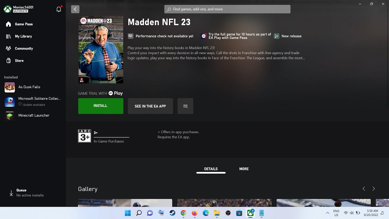 How To Download & Install Madden NFL 23 Trial On PC Xbox Game Pass Users