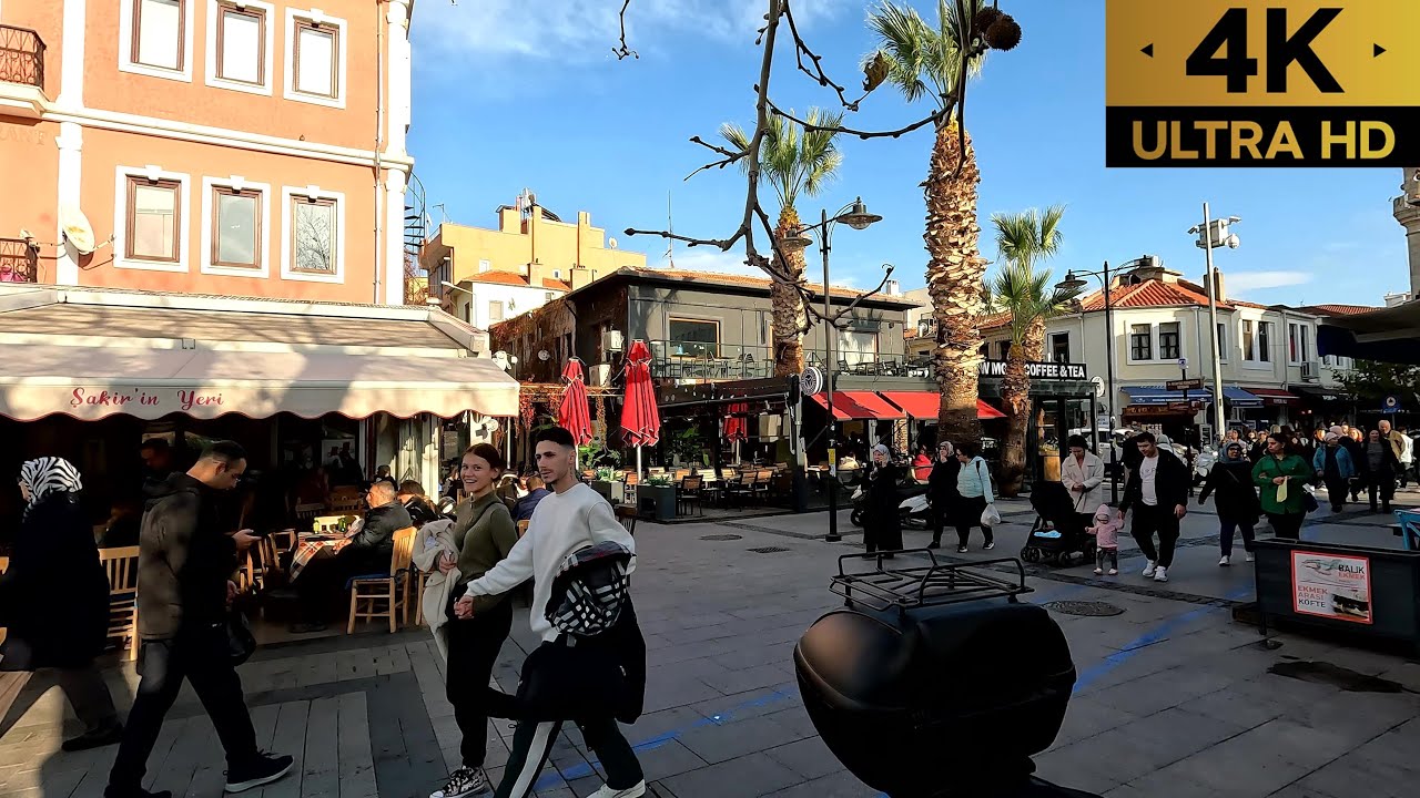 Çanakkale Merkez | Çarşı ve Kordon Turu | Canakkale City Center Walking Tour | 4K | 60fps | 2024 |